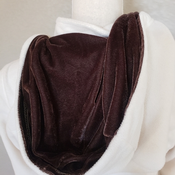 Prana Fleece Jacket size M. Creme color - Picture 3 of 7